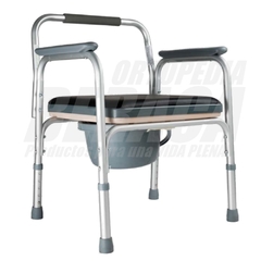 Silla Sanitaria con Respaldo MULTIFUNCIONAL de ALUMINIO | Importada