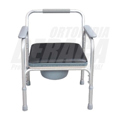 Silla Sanitaria con Respaldo MULTIFUNCIONAL de ALUMINIO | Importada - comprar online