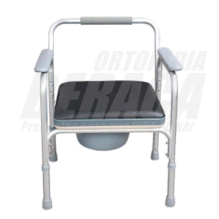Silla Sanitaria con Respaldo MULTIFUNCIONAL de ALUMINIO | Importada - comprar online