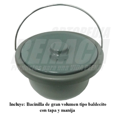 Silla Sanitaria con Respaldo MULTIFUNCIONAL de ALUMINIO | Importada