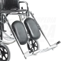 Silla De Ruedas STANDARD CON SISTEMA ELEVA PIERNAS Ruedas 60/20 Macizas | Importada - ORTOPEDIA BERACA