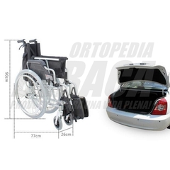 Silla de Ruedas de Aluminio STANDARD ULTRA LIVIANA | Importada - tienda online