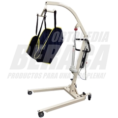 Grúa ELÉCTRICA Elevadora de Pacientes - Incluye Arnés - Hasta 150kg. | Importada