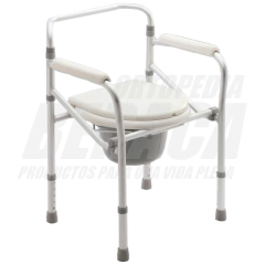SILLA SANITARIA PLEGABLE MULTIFUNCIONAL de Aluminio - tienda online