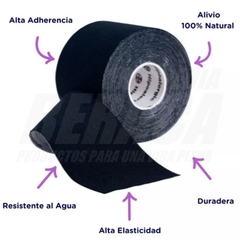 Imagen de Cinta KIN Kinesio Tapping / Tape Neuromuscular | Rollo x 5Mts.