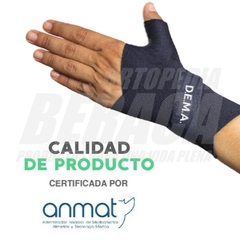 Imagen de MUÑEQUERA ELÁSTICA CON INCLUSIÓN DE DEDO PULGAR / Muñequera Boomerang