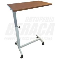 MESA SIMPLE CLASICA Sanatorial Hospitalaria con Ruedas PARA COMER EN LA CAMA | Nacional - ORTOPEDIA BERACA