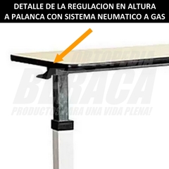 MESA Sanatorial Hospitalaria para COMER EN LA CAMA con Ajuste Neumático | Importada - comprar online