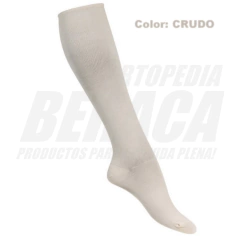 Medias 3/4 COMPRESIÓN 8-15mm/Hg. 70 Deniers DESCANSO Baja Compresión de ALGODÓN / Look Casual | MUJER