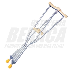 MULETAS DE ALUMINIO para ADULTOS - Tamaño: CHICO (Par)