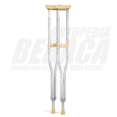 MULETAS DE ALUMINIO para ADULTOS - Tamaño: MEDIANO (Par) - comprar online