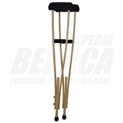 MULETAS DE MADERA PARA ADULTOS - TAMAÑO: MEDIANO (PAR) - comprar online
