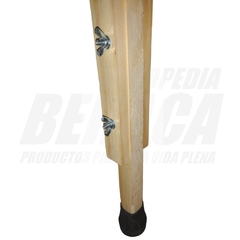 MULETAS DE MADERA PARA ADULTOS - TAMAÑO: MEDIANO (PAR) - tienda online