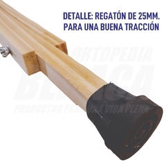 Imagen de MULETAS DE MADERA PARA ADULTOS - TAMAÑO: MEDIANO (PAR)