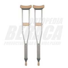 MULETAS DE ALUMINIO PEDIÁTRICAS - Tamaño: EXTRA PEDIÁTRICAS (Par)