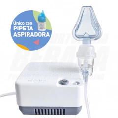 Nebulizador a Pistón DUO 2 en 1 SILFAB: Nebuliza y Aspira