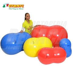 Pelota ELONGADA Tipo Mani GYMNIC Rehabilitación Fitness Gym 70x115cm - No Explotan | Importada - ORTOPEDIA BERACA