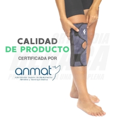 Rodillera BALLENADA ABIERTA Elástica con Orificio Rotuliano - tienda online