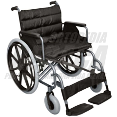 Silla De Ruedas REFORZADA Ancho Asiento 56cm Incluye Almohadón, DOBLE CRUCETA Obesos | Hasta 150kg - comprar online
