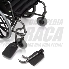 Silla De Ruedas REFORZADA Ancho Asiento 56cm Incluye Almohadón, DOBLE CRUCETA Obesos | Hasta 150kg - ORTOPEDIA BERACA