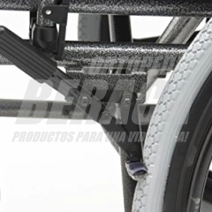 Silla De Ruedas REFORZADA Ancho Asiento 56cm Incluye Almohadón, DOBLE CRUCETA Obesos | Hasta 150kg