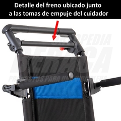 Silla de Ruedas VOYAGER de TRANSPORTE / PASEO Ultra Compacta y Liviana - Ideal Viajes - comprar online