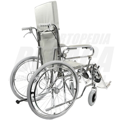Imagen de Silla De Ruedas Respiratoria RECLINABLE TIPO CAMILLA con Eleva Piernas | Importada
