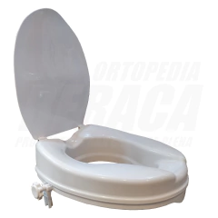 Suplemento ELEVADOR de INODORO y BIDET Con SISTEMA DE AJUSTE y TAPA - Realza en Altura 5cm | Importado en internet