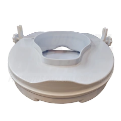 Imagen de Suplemento ELEVADOR de INODORO y BIDET Con SISTEMA DE AJUSTE y TAPA - Realza en Altura 5cm | Importado