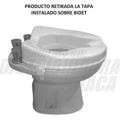 Suplemento ELEVADOR de INODORO y BIDET Con SISTEMA DE AJUSTE y TAPA - Realza en Altura 5cm | Importado - comprar online