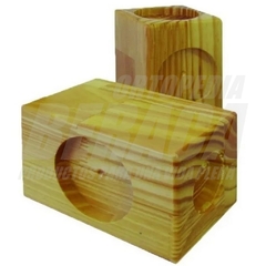 PAR de TACOS DE MADERA PARA ELEVAR CAMAS Y SILLAS - POR 2 UNIDADES - comprar online