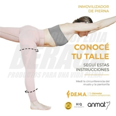 Férula INMOVILIZADORA DE PIERNA Y RODILLA UNIVERSAL - Tripanel | MEDIANO: 55cm. en internet