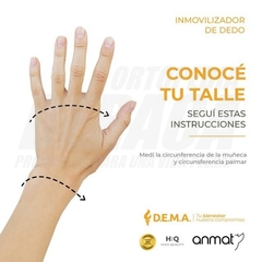 INMOVILIZADOR CORTO DE MUÑECA | Férula Térmica de Neoprene en internet