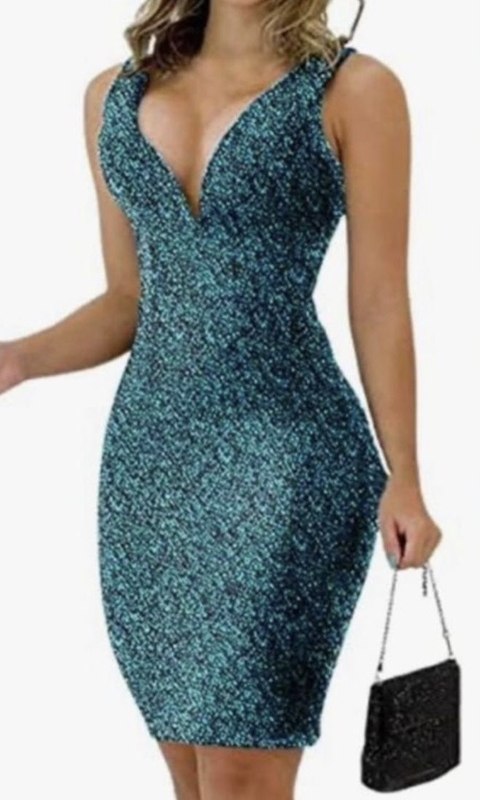 Vestido lurex charme