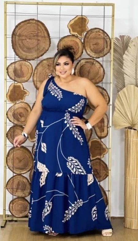 Vestido longo plus Maria - comprar online