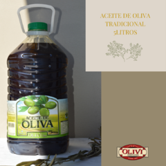 ACEITE DE OLIVA TRADICIONAL 5 LITROS X 2 UNIDADES