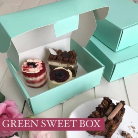 GREEN SWEET BOX 22 X 17 X 8 CM X 25 UNIDADES - comprar online