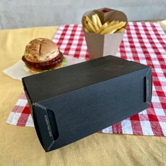 Caja burger NERO c/cierre de seguridad x 50 - comprar online