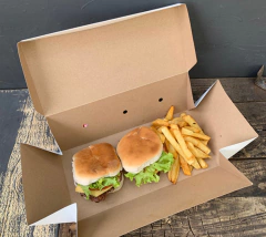 CAJA HAMBURGUESA DOBLE X 50