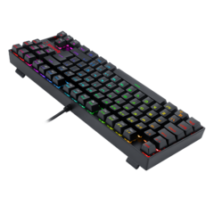 Imagem do Teclado Mecânico Redragon Kumara Preto RGB Switch Azul K552RGB-1
