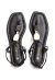 SANDALIAS 450181 ECOCUERO NEGRO - VIA UNO