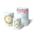 Trio Capas Para Cilindro Princesa Cinderela Azul Aquarela Flores Rosa C/ Elástico