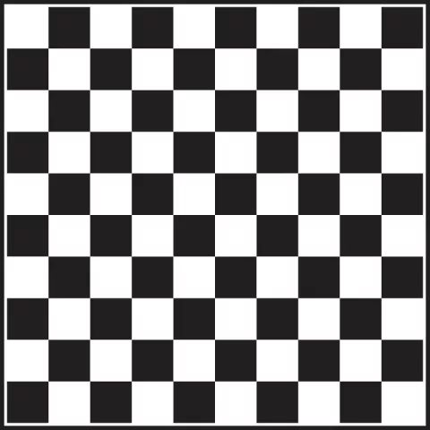 Tapete Quadrado em Lona Pista de Dança Quadriculado 200x200cm