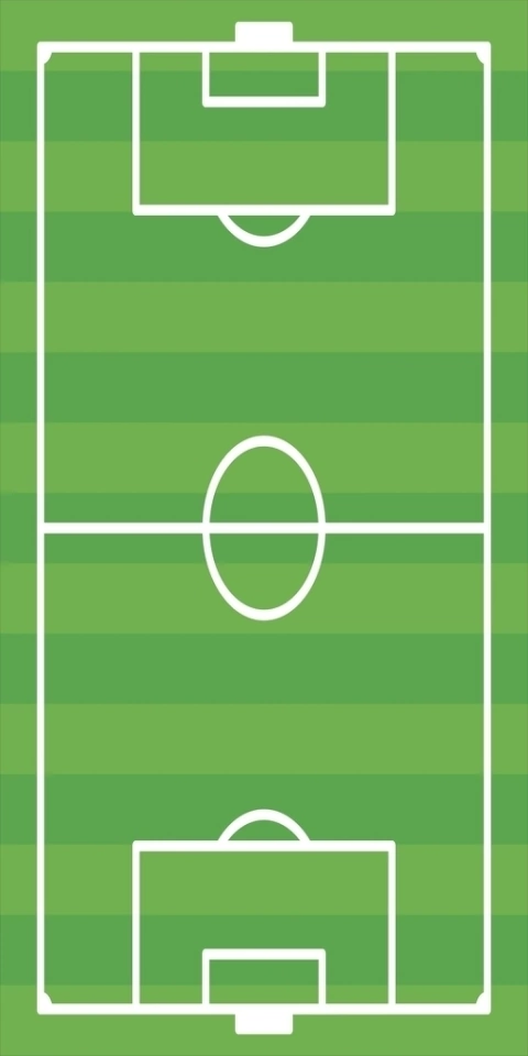 Painel De Tecido Sublimado Campo de Futebol Vertical