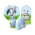 Kit Mini Party Romano + Painel Redondo + Trio de capas Feliz Pascoa Coelho Feliz Ovos Coloridos - comprar online