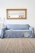 Funda de Sillón Gasa Tusor Gris 370x230-Sale