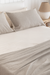 Pack Pie de Cama Super King Algodon Jaspeado + 2 fundas de Almohada Habano - Isahome — Tienda Online