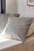 Funda de Almohada Lino Mil Rayas Negro 50x50 - comprar online