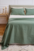 Pack Pie de Cama Queen Tusor + 2 fundas de Almohada Verde - Isahome — Tienda Online