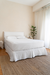 Cubre Sommier Offwhite de Percal 2 1/2 Plazas - comprar online